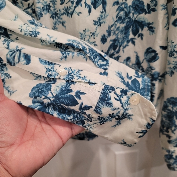 NWT Gap Loveshackfancy Button Front Shirt - M - Picture 4 of 9